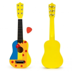 Gitara medinė Yellow su 6 metalinėmis stygomis